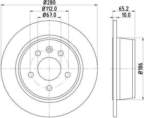 HELLA 8DD 355 104-541 - Discofreno www.autoricambit.com