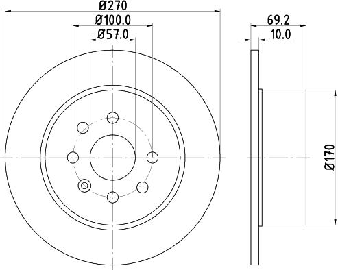 HELLA 8DD 355 104-661 - Discofreno www.autoricambit.com