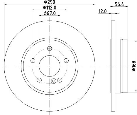 HELLA 8DD 355 105-952 - Discofreno www.autoricambit.com