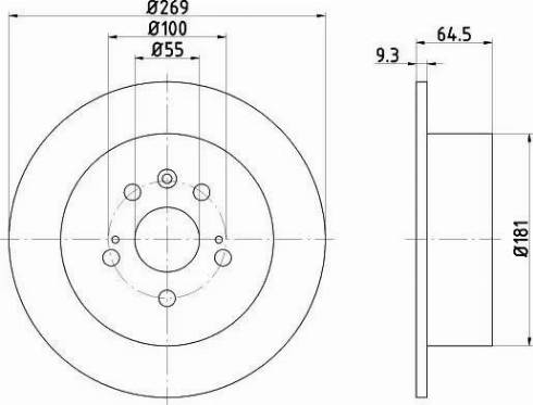 HELLA 8DD 355 105-901 - Discofreno www.autoricambit.com