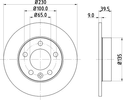 HELLA 8DD 355 105-411 - Discofreno www.autoricambit.com