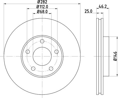 HELLA 8DD 355 105-551 - Discofreno www.autoricambit.com