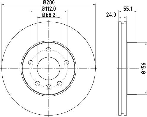 HELLA 8DD 355 124-771 - Discofreno www.autoricambit.com