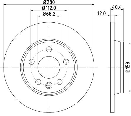 HELLA 8DD 355 105-601 - Discofreno www.autoricambit.com