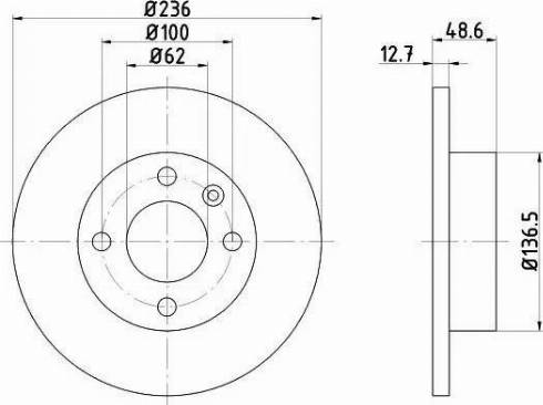 HELLA 8DD 355 105-891 - Discofreno www.autoricambit.com