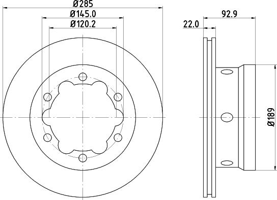 HELLA 8DD 355 105-811 - Discofreno www.autoricambit.com