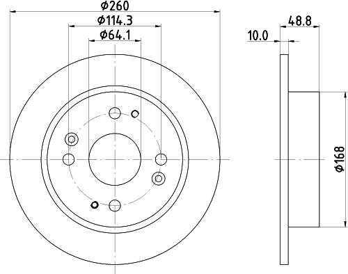 HELLA 8DD 355 105-311 - Discofreno www.autoricambit.com