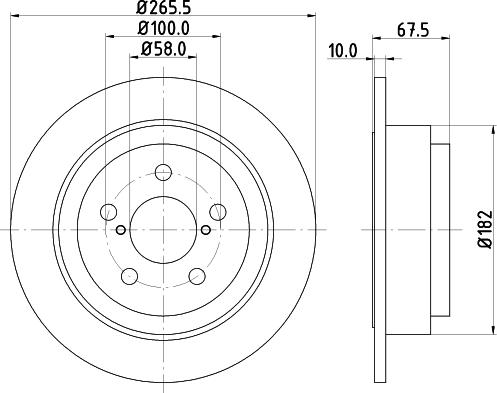 HELLA 8DD 355 105-331 - Discofreno www.autoricambit.com