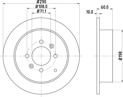 HELLA 8DD 355 105-231 - Discofreno www.autoricambit.com