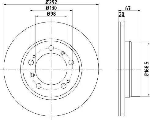 HELLA 8DD 355 122-081 - Discofreno www.autoricambit.com