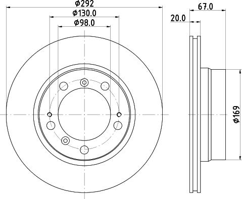 HELLA 8DD 355 121-852 - Discofreno www.autoricambit.com