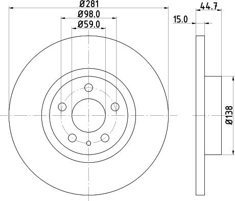 HELLA 8DD 355 106-451 - Discofreno www.autoricambit.com