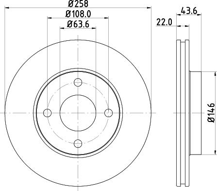 HELLA 8DD 355 106-431 - Discofreno www.autoricambit.com