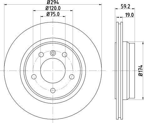 HELLA 8DD 355 127-401 - Discofreno www.autoricambit.com