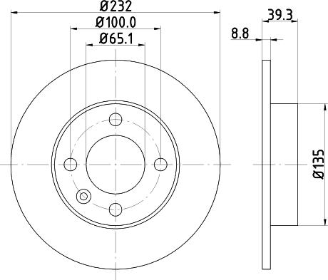 HELLA 8DD 355 106-681 - Discofreno www.autoricambit.com