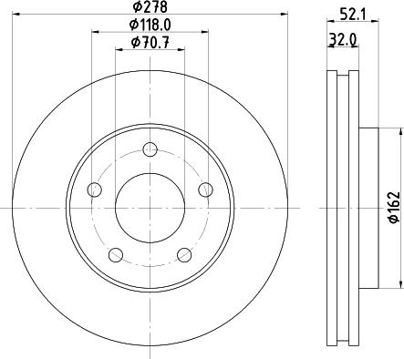 HELLA 8DD 355 106-011 - Discofreno www.autoricambit.com