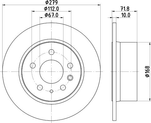 HELLA 8DD 355 100-991 - Discofreno www.autoricambit.com