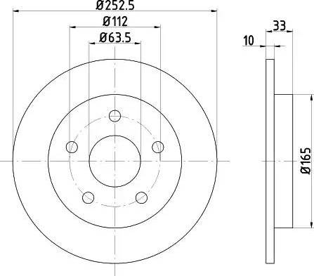 HELLA 8DD 355 100-971 - Discofreno www.autoricambit.com