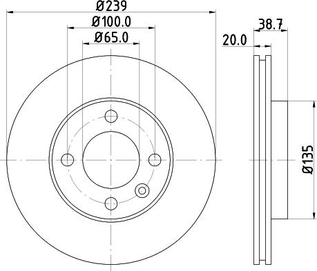 HELLA 8DD 355 100-192 - Discofreno www.autoricambit.com