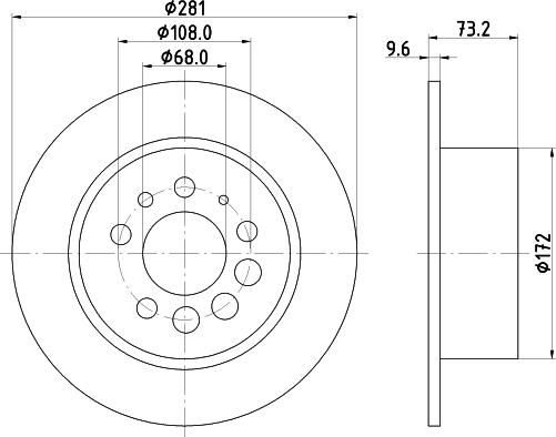 HELLA 8DD 355 100-891 - Discofreno www.autoricambit.com