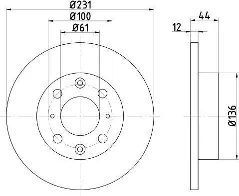 HELLA 8DD 355 101-931 - Discofreno www.autoricambit.com