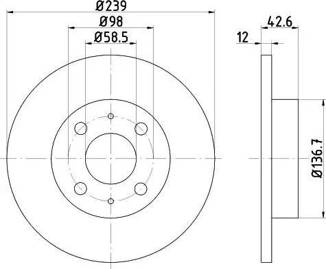 HELLA 8DD 355 101-481 - Discofreno www.autoricambit.com