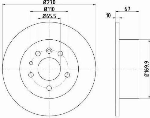 HELLA 8DD 355 101-431 - Discofreno www.autoricambit.com