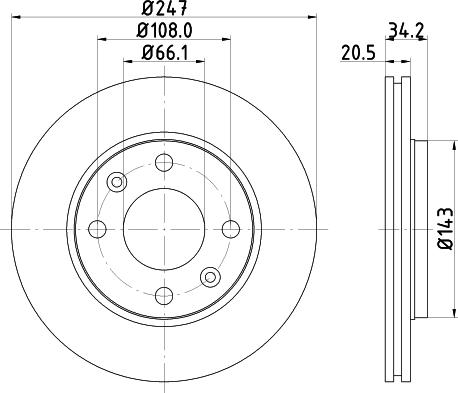 HELLA 8DD 355 101-801 - Discofreno www.autoricambit.com