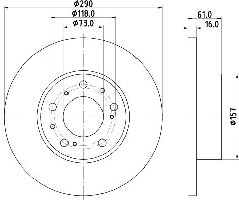 HELLA 8DD 355 101-781 - Discofreno www.autoricambit.com