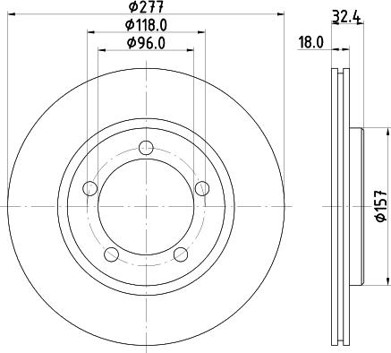 HELLA 8DD 355 108-681 - Discofreno www.autoricambit.com