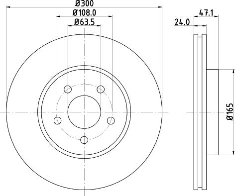 HELLA 8DD 355 108-042 - Discofreno www.autoricambit.com