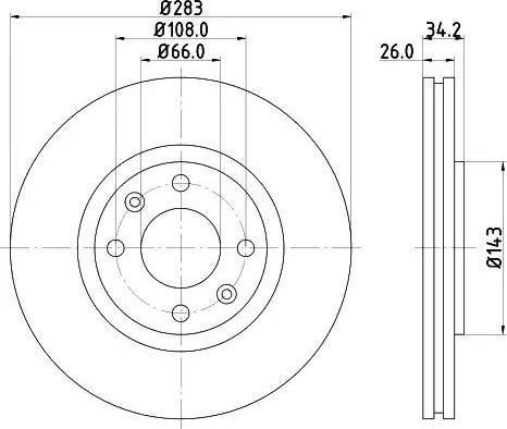 HELLA 8DD 355 108-361 - Discofreno www.autoricambit.com