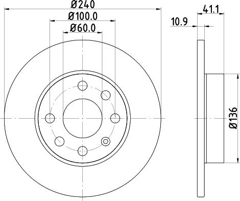 HELLA 8DD 355 108-311 - Discofreno www.autoricambit.com