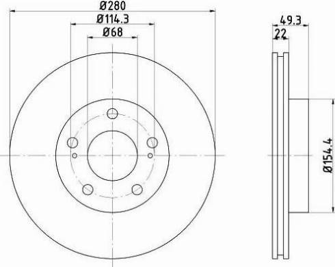 HELLA 8DD 355 103-991 - Discofreno www.autoricambit.com