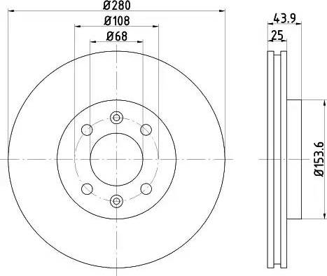 HELLA 8DD 355 102-411 - Discofreno www.autoricambit.com