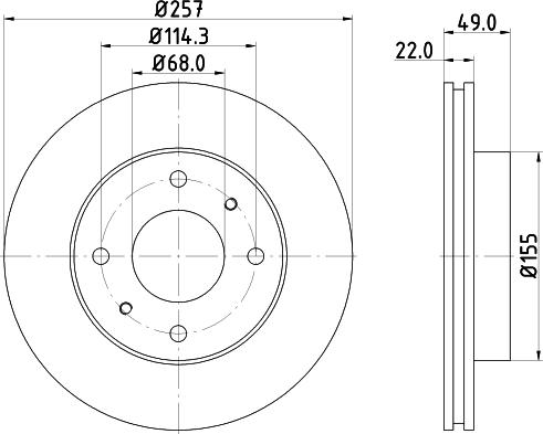 HELLA 8DD 355 102-651 - Discofreno www.autoricambit.com