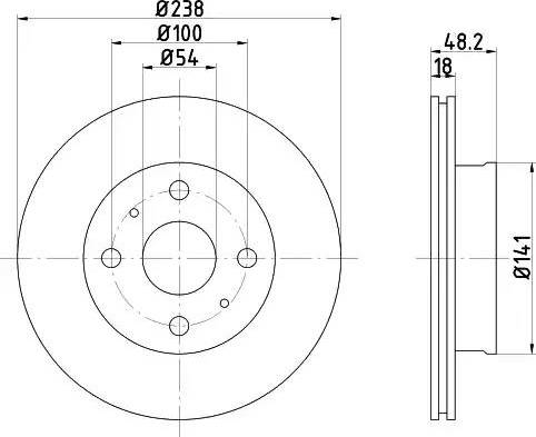 HELLA 8DD 355 102-611 - Discofreno www.autoricambit.com