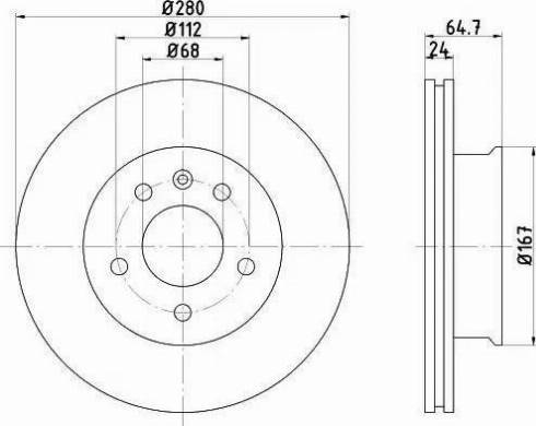 HELLA 8DD 355 102-631 - Discofreno www.autoricambit.com