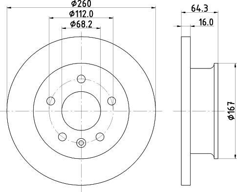 HELLA 8DD 355 102-621 - Discofreno www.autoricambit.com