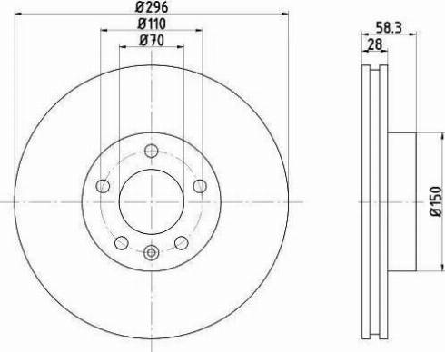 HELLA 8DD 355 102-831 - Discofreno www.autoricambit.com