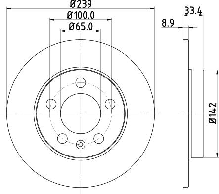 HELLA 8DD 355 107-462 - Discofreno www.autoricambit.com