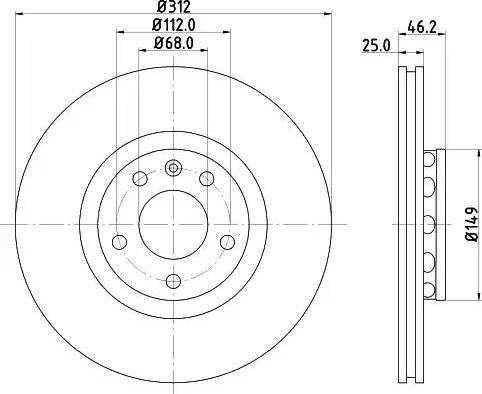 HELLA 8DD 355 107-511 - Discofreno www.autoricambit.com