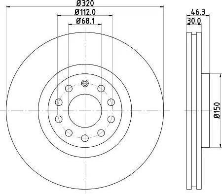 HELLA 8DD 355 107-621 - Discofreno www.autoricambit.com