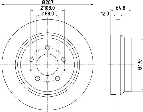 HELLA 8DD 355 124-791 - Discofreno www.autoricambit.com