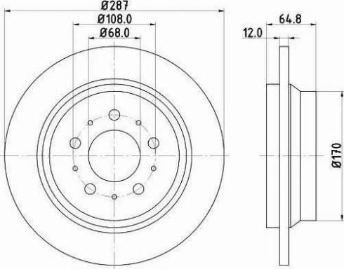 HELLA 8DD 355 107-081 - Discofreno www.autoricambit.com