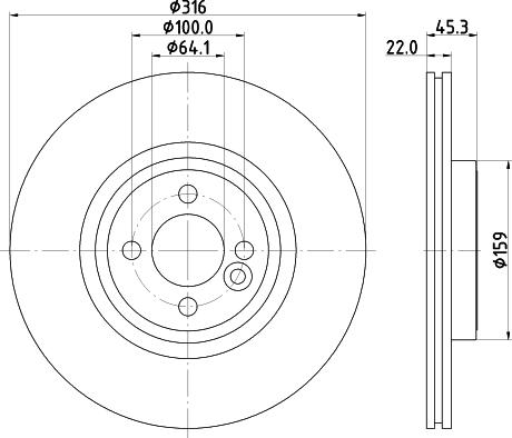 HELLA 8DD 355 124-111 - Discofreno www.autoricambit.com