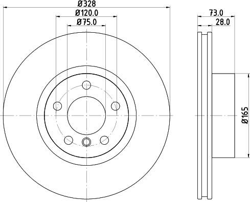 HELLA 8DD 355 119-532 - Discofreno www.autoricambit.com