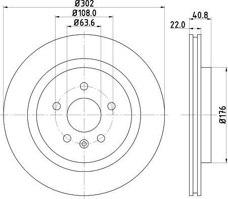 HELLA 8DD 355 119-142 - Discofreno www.autoricambit.com