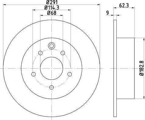 HELLA 8DD 355 119-101 - Discofreno www.autoricambit.com