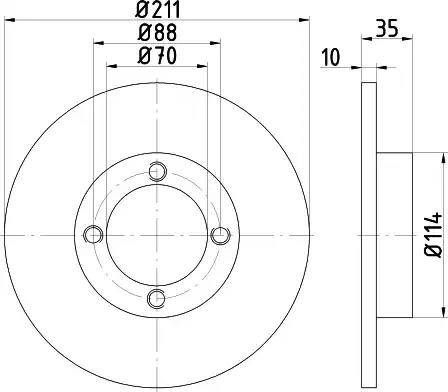 HELLA 8DD 355 114-851 - Discofreno www.autoricambit.com